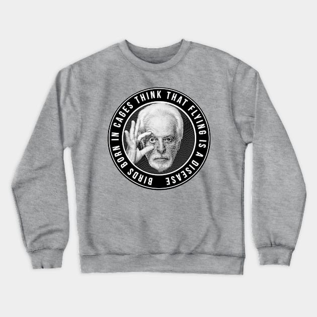 Jodorowsky Engraving Tribute 2 Crewneck Sweatshirt by chilangopride